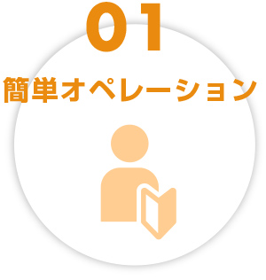 簡単オペレーション